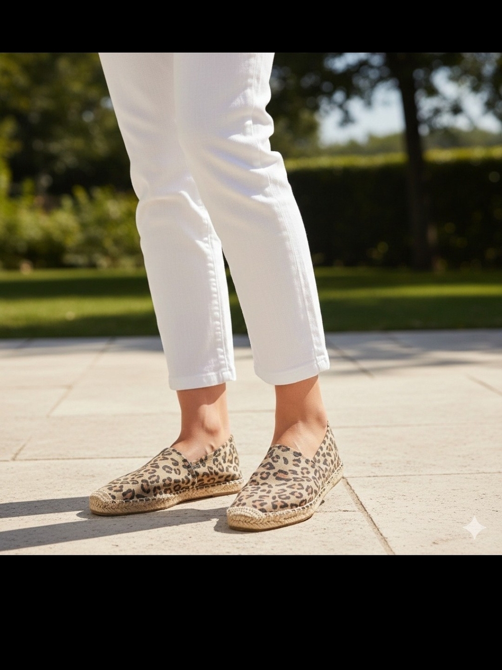 Soludos Leopard Print Espadrilles - Beige and Brown
